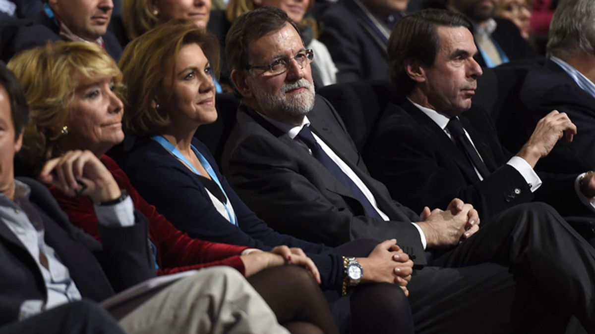 Los líderes del PP asisten a la inauguración de la Convención Nacional del partido en Madrid