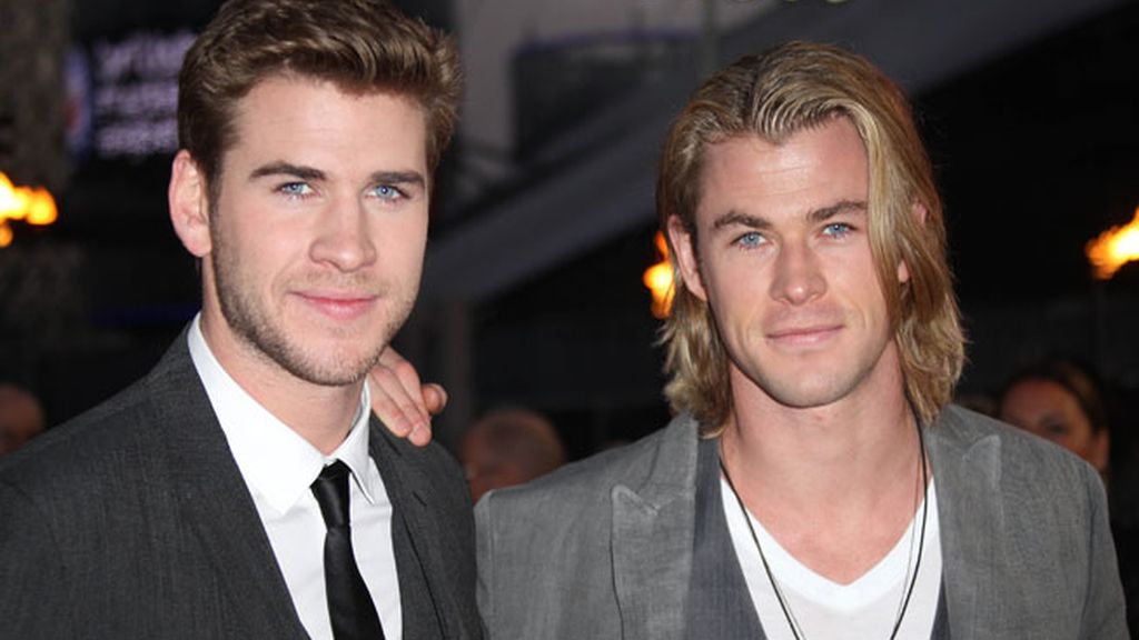 Los hermanos Liam y Chris Hemsworth
