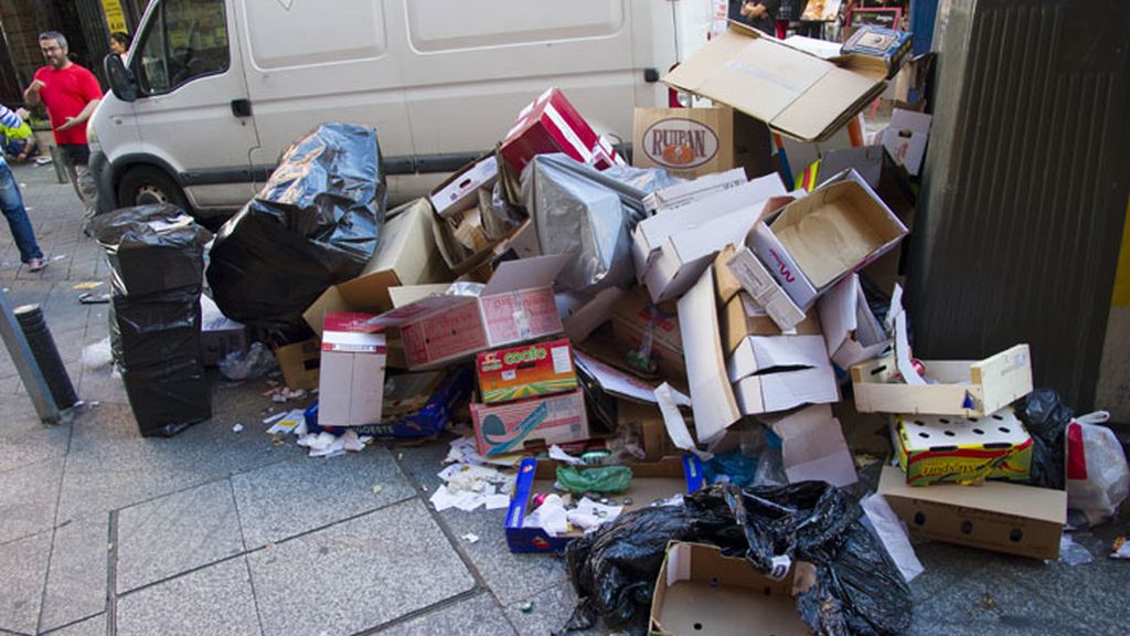 Madrid, inundada por la basura