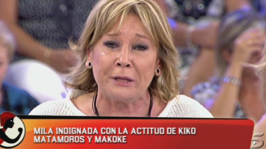 Mila, destrozada