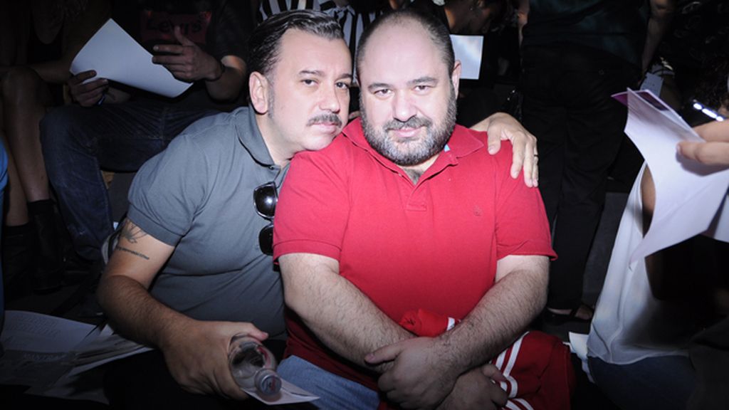 El director de cine Felix Sabroso y el actor Jorge Calvo, íntimos amigos de Carlos Díez.