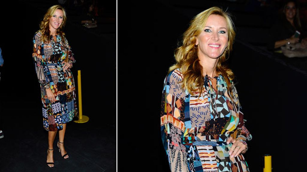 Manuela Carmena y Cristina Cifuentes asisten al front row de la Fashion Week