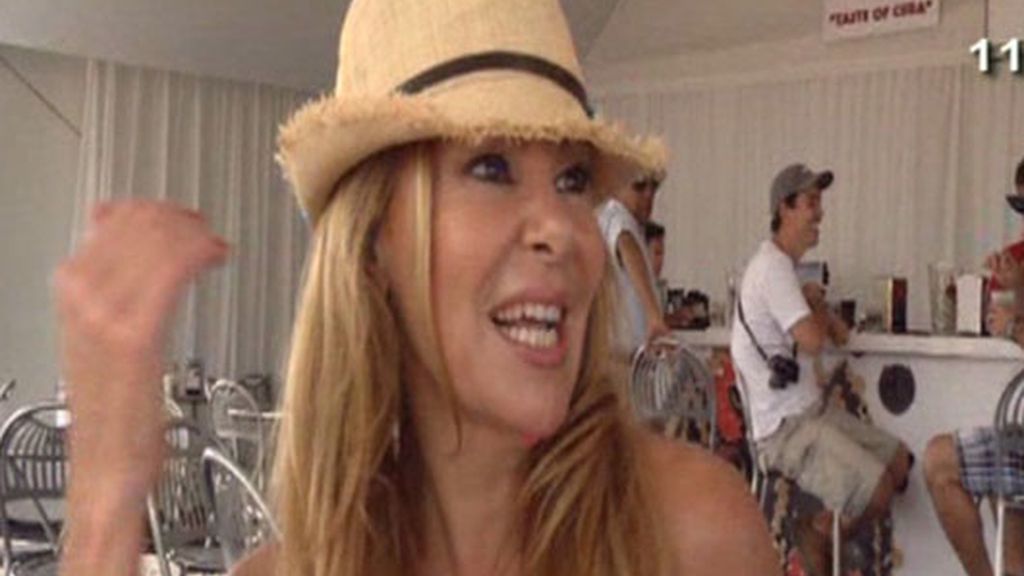 Ana Obregón, encantada en Miami