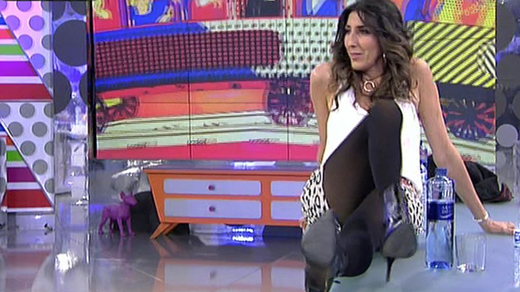 La presentadora recorrió Telecinco en busca de los colaboradores