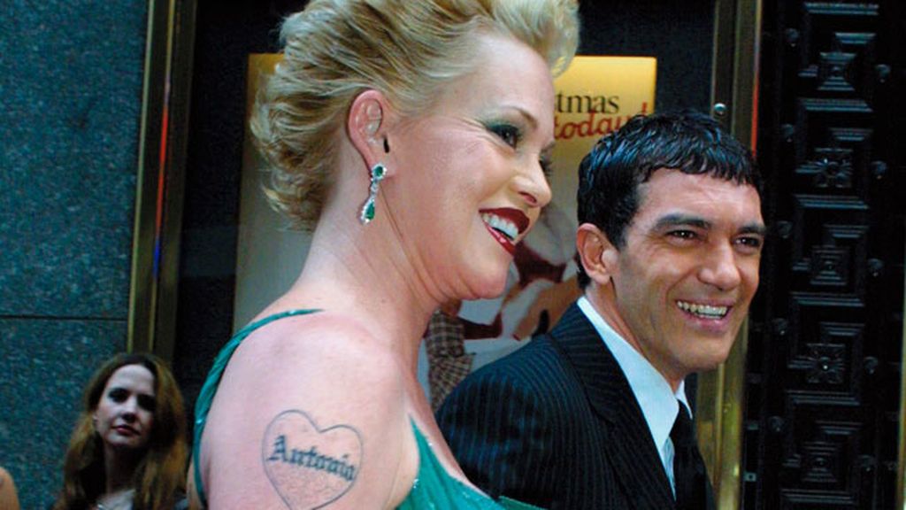 Melanie Griffith se tatuó el nombre de Antonio