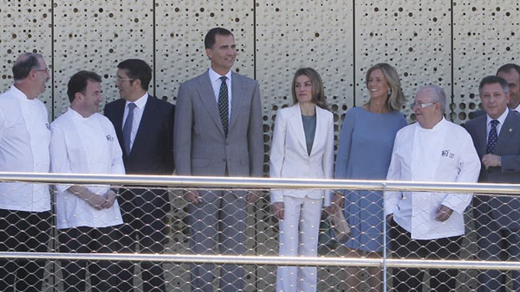 Los príncipes de Asturias inauguran el primer centro culinario vasco en Donosti