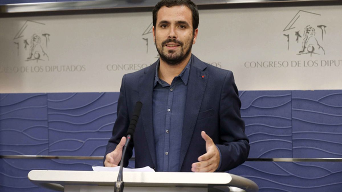 Garzón acusa a Rajoy: "Los Presupuestos condenan a la gente a contratos basura"