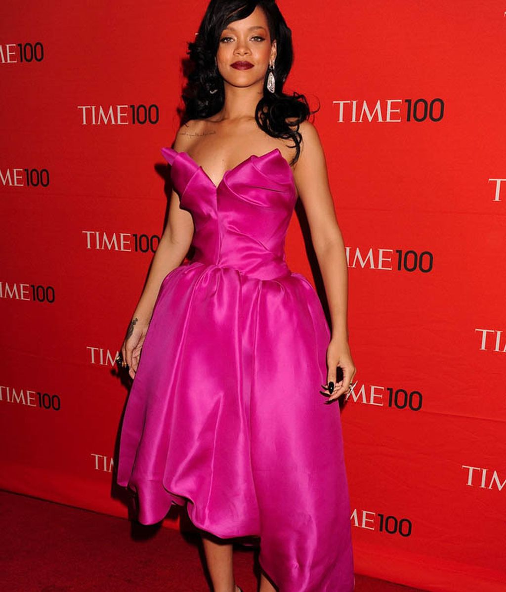 Rihanna y Tyra Banks con un vestido parecidísimo en el centenario de TIME