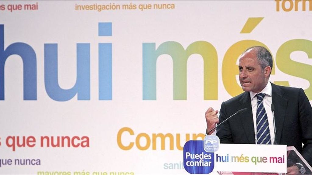 El presidente del PP-CV, Francisco Camps. EFE/Archivo