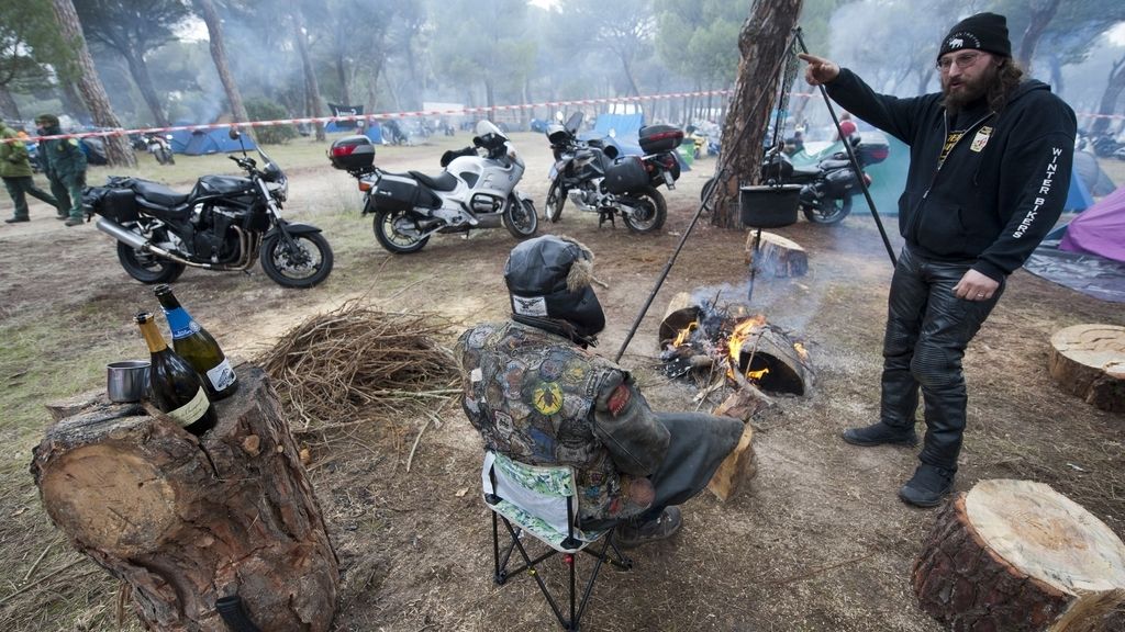 Concentración con el frío castellano