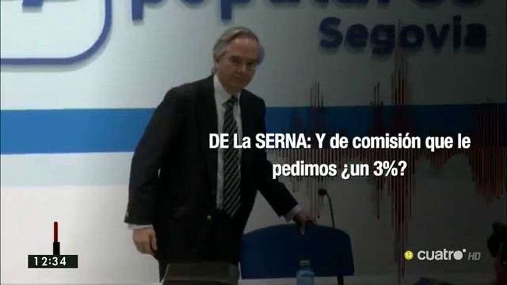 De la Serna y Arístegui negociaron dos comisiones por un total de 3 millones en Panamá