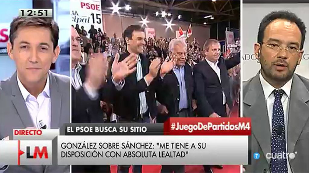 Antonio Hernando: “En el PSOE mandan los militantes”