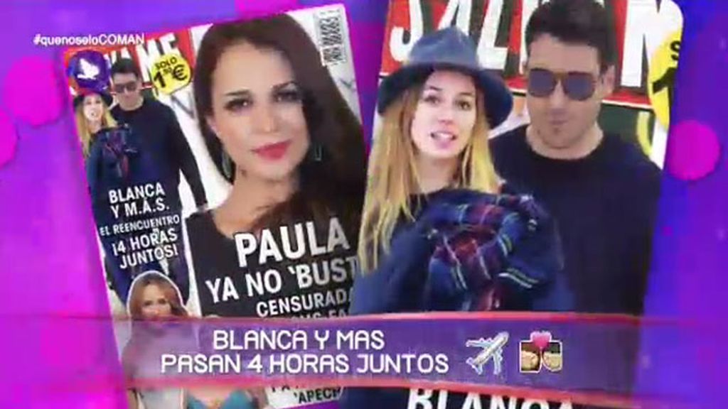 El esperado reencuentro: Blanca Suárez y Miguel Ángel Silvestre coinciden en un avión