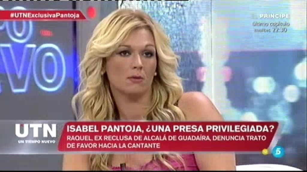 Raquel Martínez, expresa: "Isabel Pantoja tiene comida en la celda"