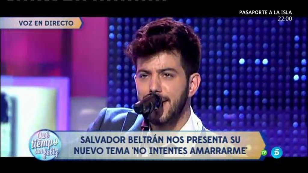 Salvador Beltrán canta ‘No intentes amarrarme’ en ¡QTTF!