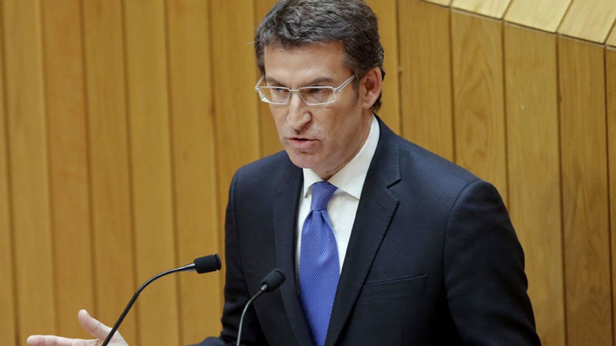 Debate de investidura de Feijóoen el parlamento de Galicia