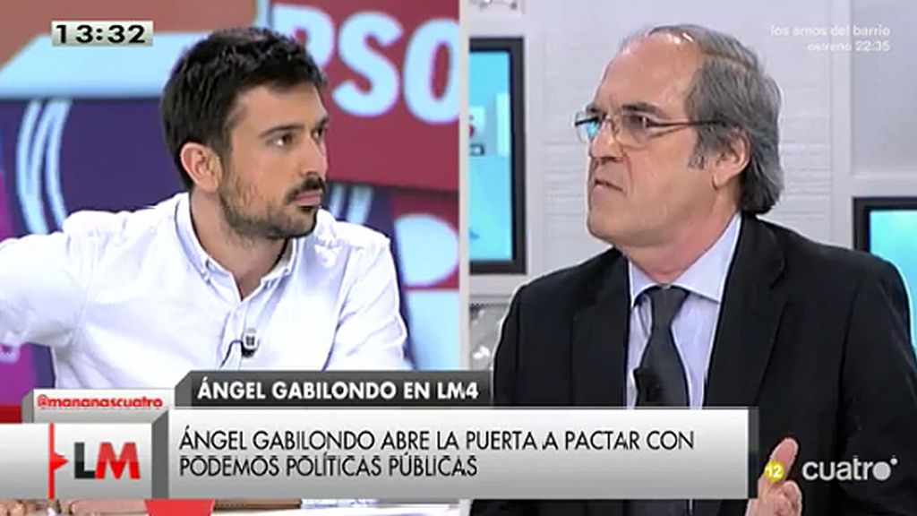 Ángel Gabilondo: "No excluyo a nadie para buscar un acuerdo para hacer políticas públicas, sociales y eficientes"