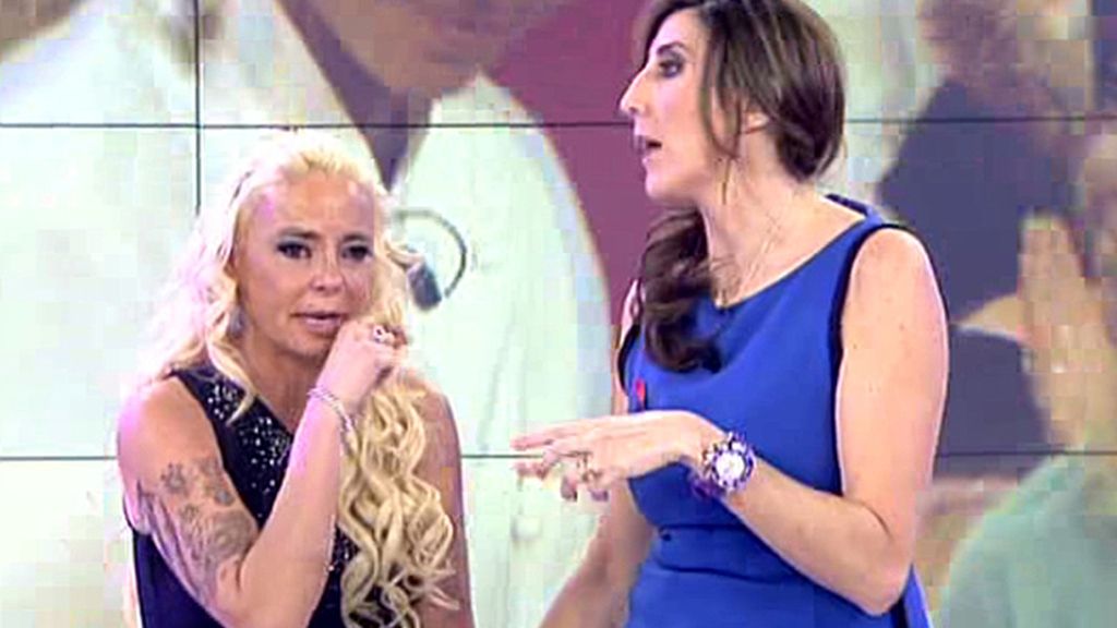 La presentadora se emociona