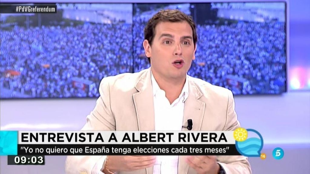 Albert Rivera: “En España también ha habido un corralito con las preferentes”
