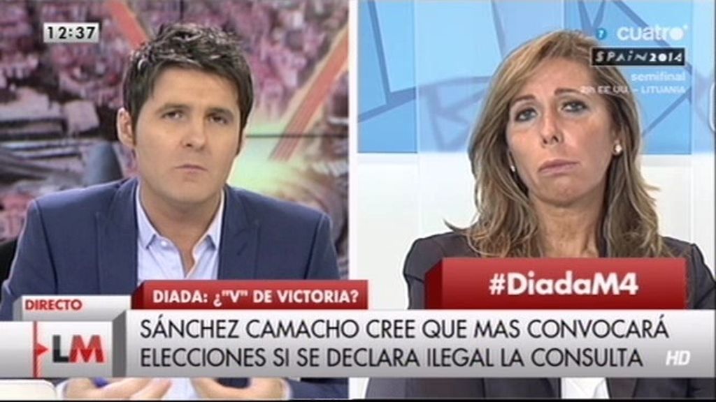 Alicia Sánchez-Camacho: “Mas ha provocado la fractura entre los catalanes y los españoles”