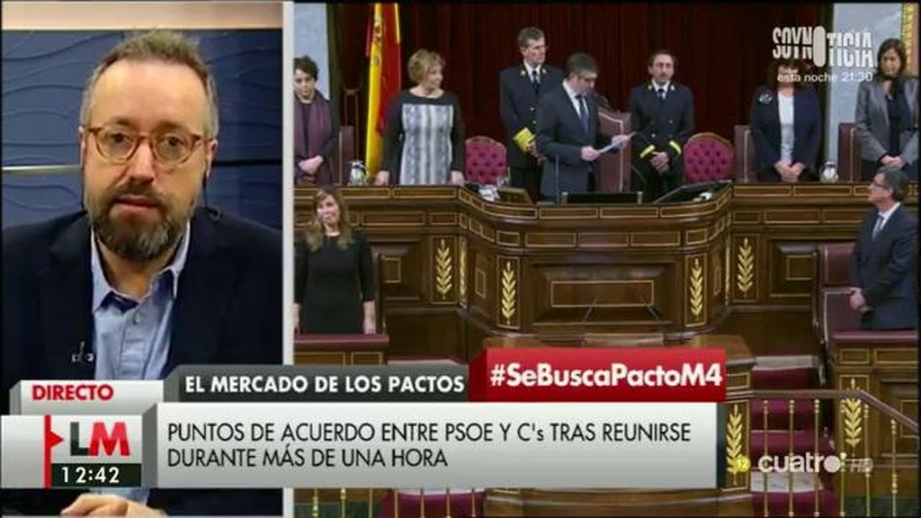 J. C. Girauta: “Lo que no es nueva política es la pinza que se está haciendo entre el PP y Podemos para precipitar las elecciones”