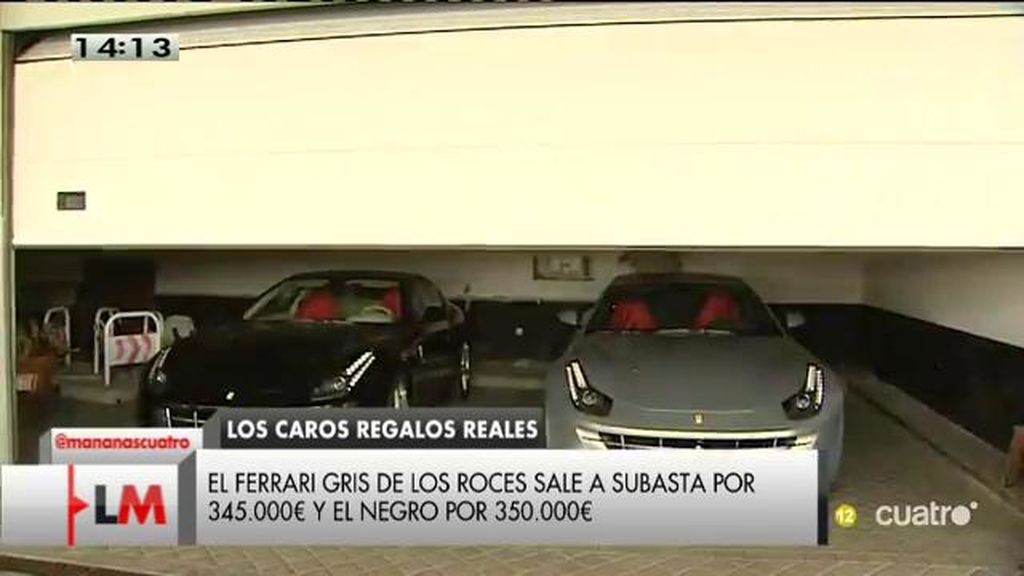 Los Ferraris del rey Juan Carlos: Los roces en el gris descuenta su precio en 5000 euros