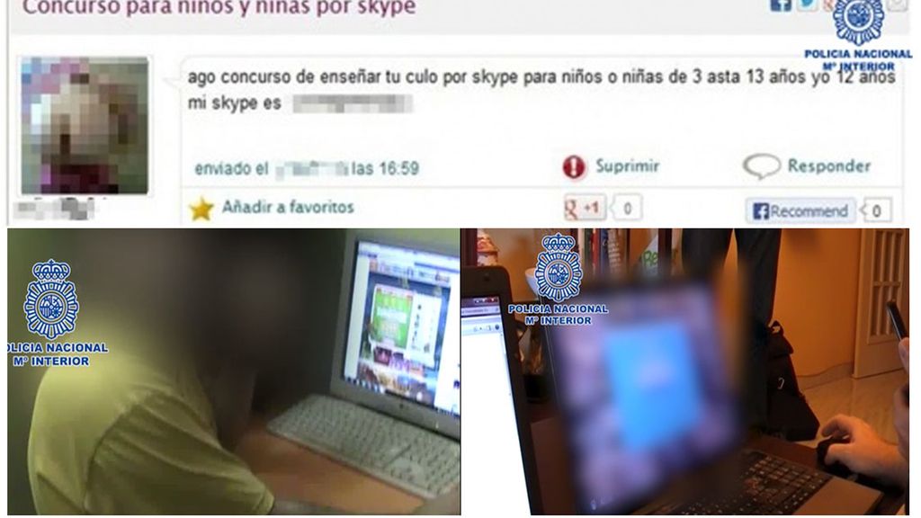 Detenido 'in fraganti' un pedófilo en Málaga