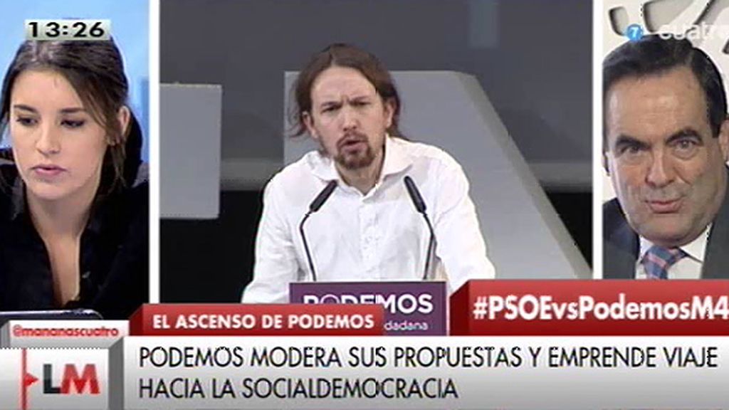 José Bono: "Estoy en la radicalidad democrática de respetar a todos, sabiendo que no votaré  a Podemos"