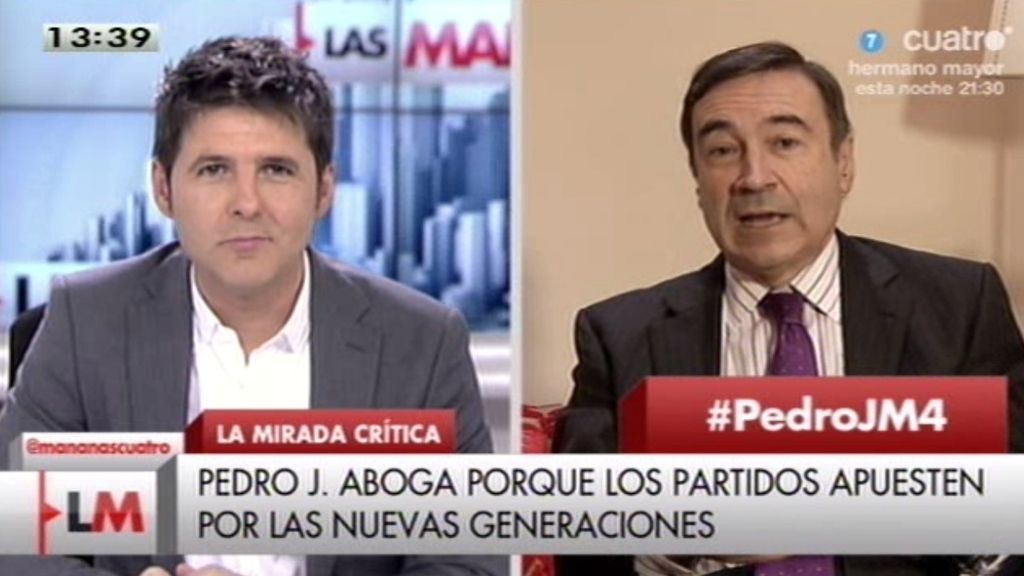 Pedro J. : "Veo fatal a Rajoy, a Pedro Sánchez mejorando y a Iglesias con gran curiosidad"