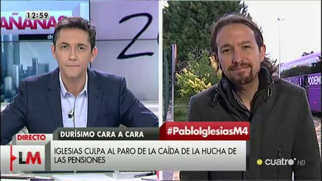 La entrevista a Pablo Iglesias, a la carta