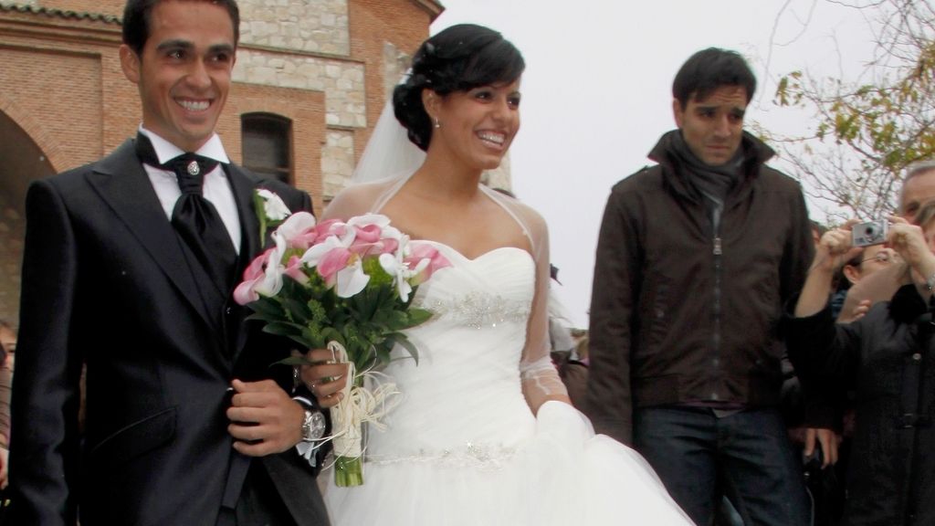 Alberto Contador y Macarena Pescador