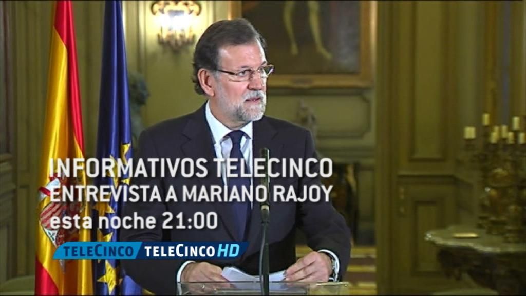 Pedro Piqueras entrevista a Mariano Rajoy esta noche en ‘Informativos Telecinco’