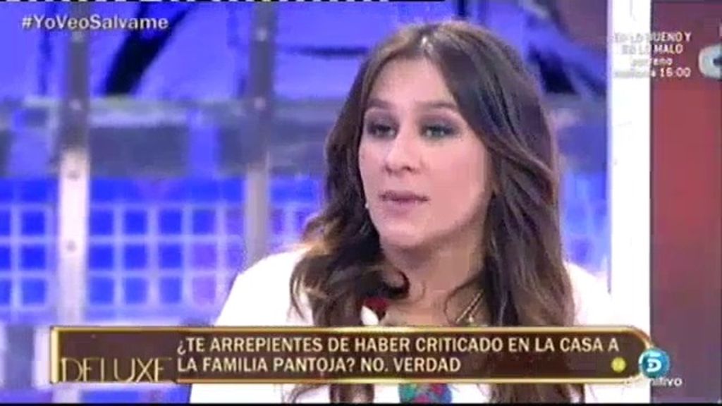 Laura Cuevas, se sincera: "Me arrepiento de lo que he dicho de la familia Pantoja"