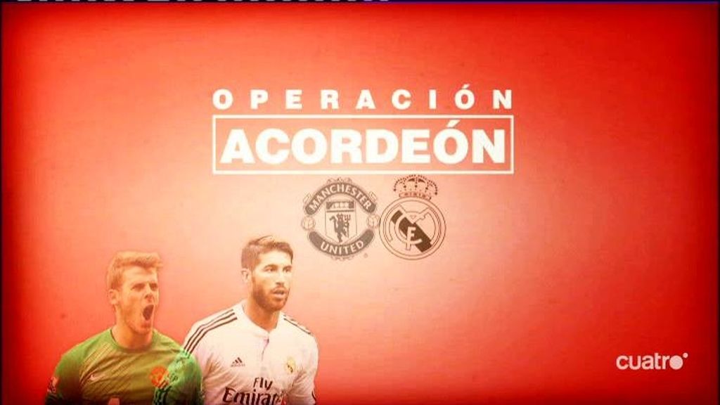 ‘Operación Acordeón’ con Sergio Ramos y De Gea entre Madrid y Manchester