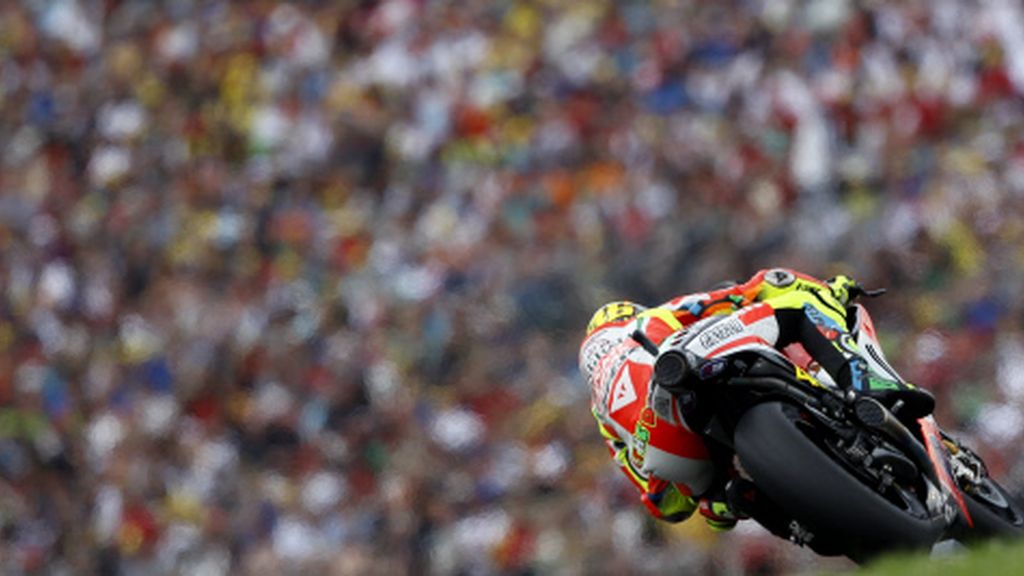 Rossi logró su mejor posición (6º) en seco en lo que va del Mundial