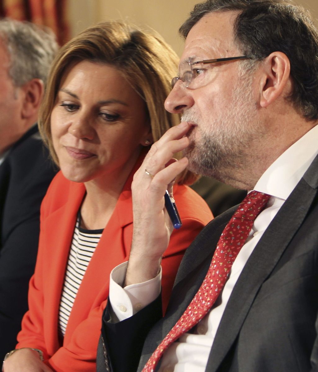 Rajoy arropa a Cospedal en Ciudad Real