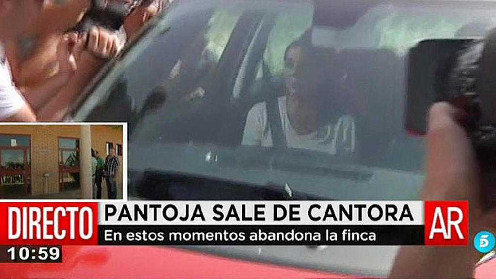 Isabel Pantoja sale de Cantora para regresar a la prisión de Alcalá de Guadaíra