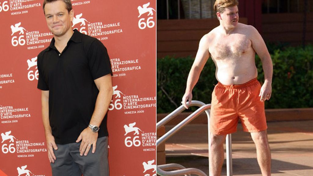 Matt Damon, en 2009 aumentó 13 kilos para la película 'The Informant'