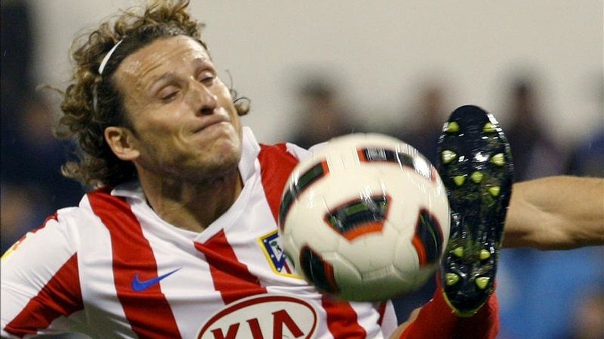 El delantero uruguayo del Atlético de Madrid, Diego Forlan. EFE El delantero uruguayo del Atlético de Madrid, Diego Forlan. EFE