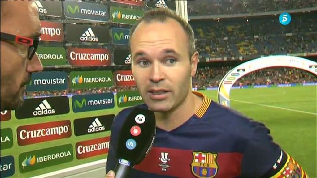 Iniesta:” Ha faltado un gol más en la primera parte para que ellos tuviesen más dudas”