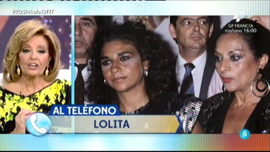 Lolita: “Lola Flores sigue estando viva en el corazón de la gente”