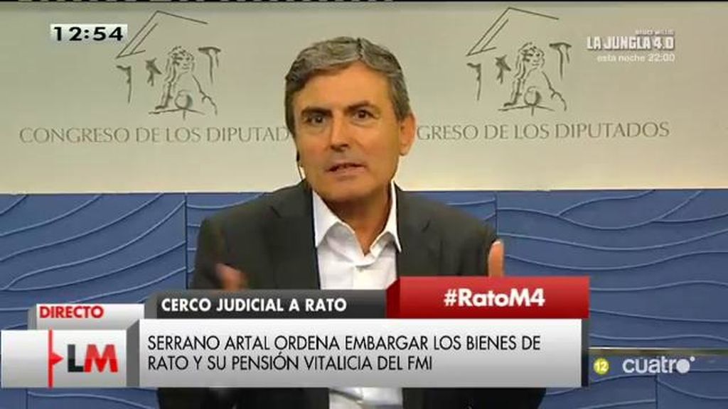 Pedro Saura: “Tenemos un Gobierno amigo del Señor Rato que ha intentado salvarle”