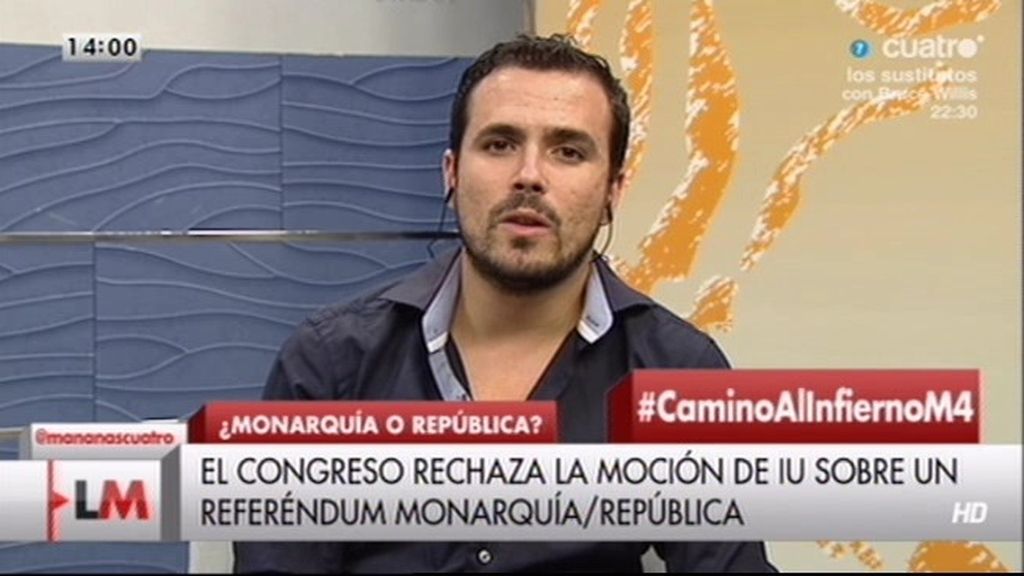 Alberto Garzón: "El Republicanismo es no dejar la política en manos de unos pocos"