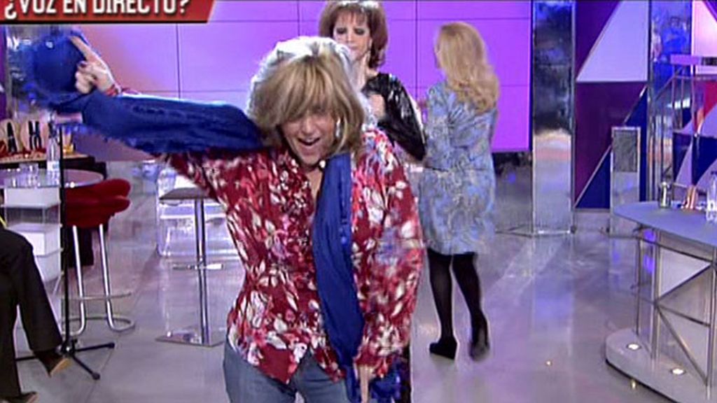 Margarita Seisdedos se cae antes de que su hija entrara en plató