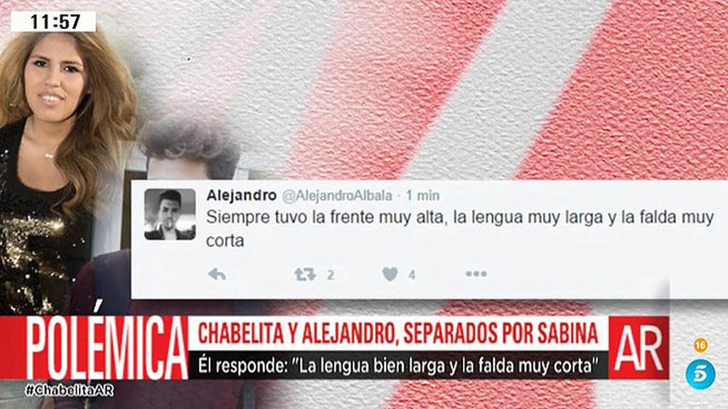 Alejandro, en Twitter: "Siempre tuvo la lengua muy larga y la falda muy corta"