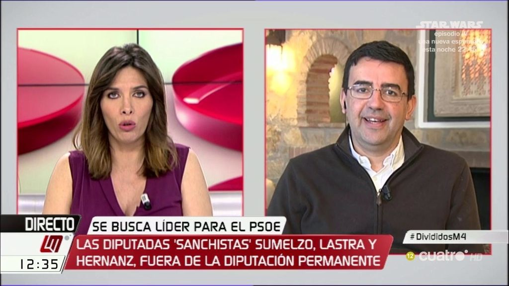 Mario Jiménez: "Pedro Sánchez tiene todo el derecho a presentar su candidatura"