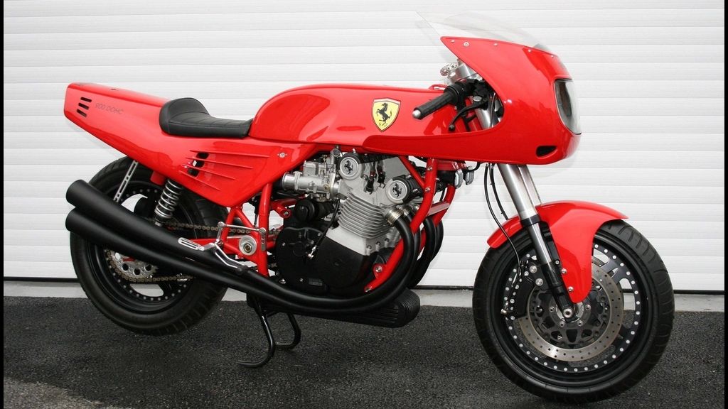 La única motocicleta Ferrari, a subasta