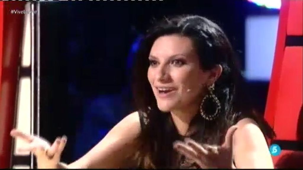 Laura Pausini, a Alba y Marta: "Mola mazo"