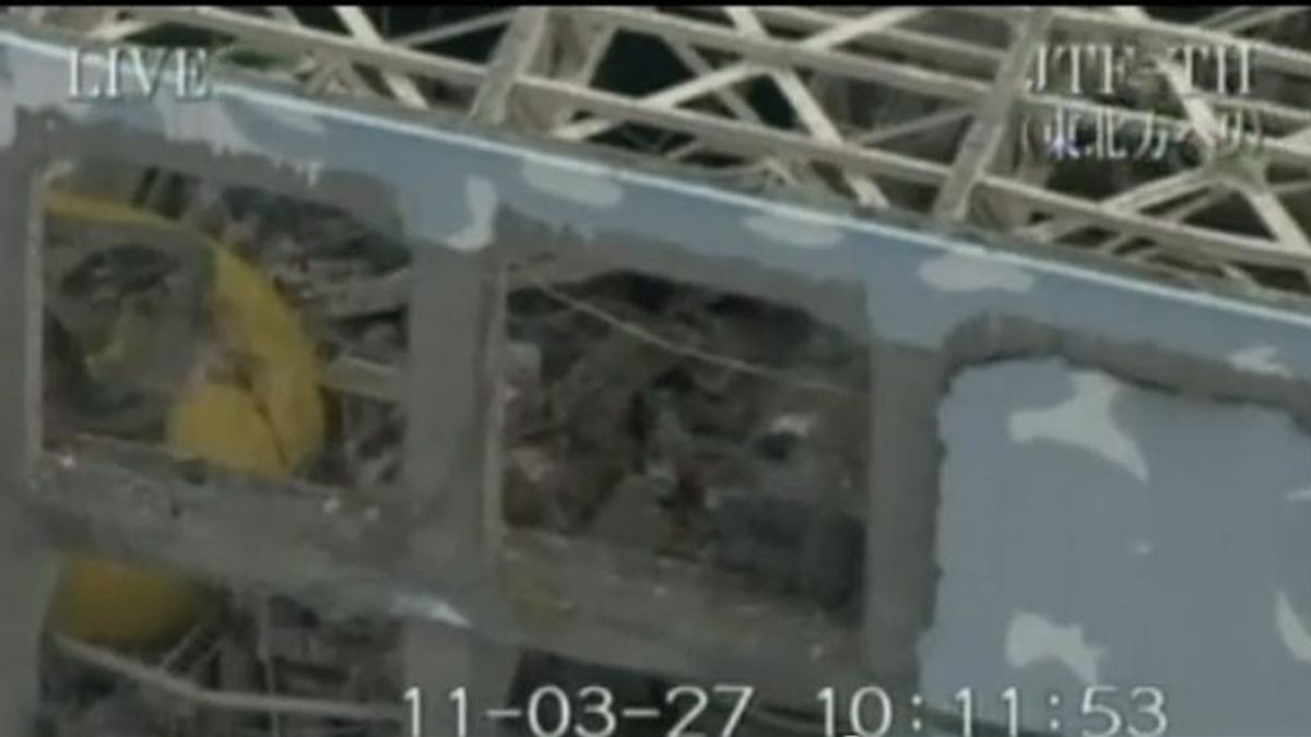 Fotografía cedida fechada el 27 de marzo que muestra un dispositivo de contención de la central nuclear de Fukushima (Japón). El Gobierno de Japón dice que es necesario controlar las filtraciones de plutonio. EFE Fotografía cedida fechada el 27 de marzo que muestra un dispositivo de contención de la central nuclear de Fukushima (Japón). El Gobierno de Japón dice que es necesario controlar las filtraciones de plutonio. EFE