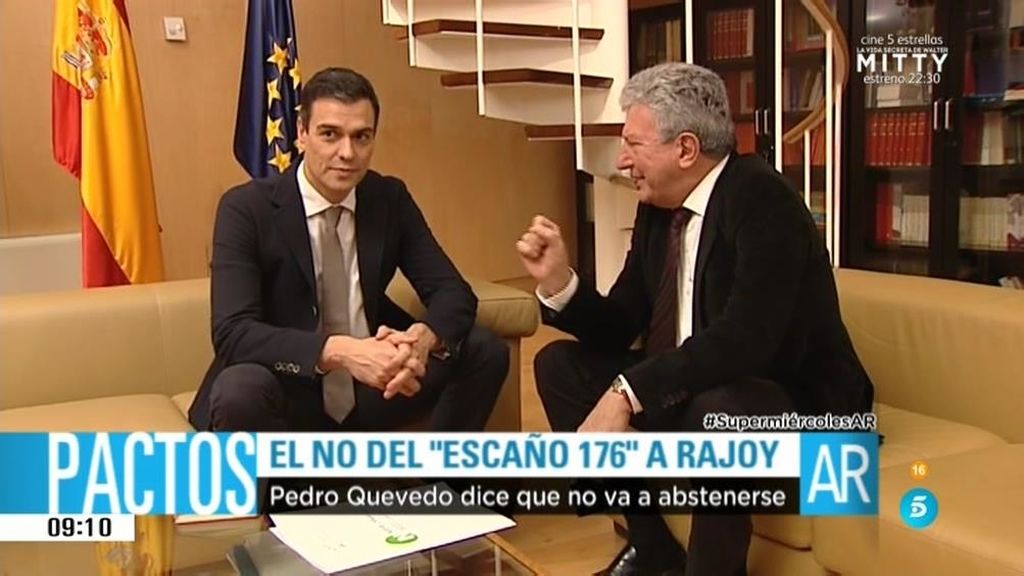 El no del ‘escaño 176‘ a Rajoy